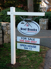 Brad typically offers open houses on his listed houses